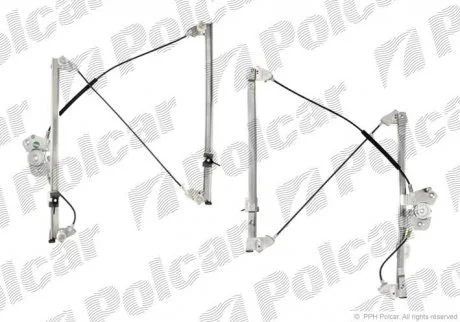 Фото 1 - склопідіймач електричний передній лівий (без двигуна) BMW X5(E53) Polcar 2050PSG1 Склопідіймач електричний передній лівий (без двигуна) BMW X5(E53) Polcar 2050PSG1 (фото 1)
