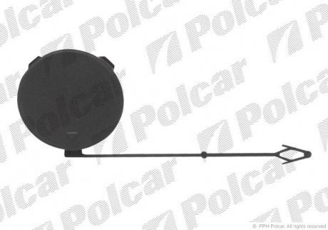 Заглушка крюка буксировки Polcar 2051079 (фото 1)