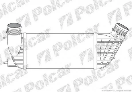 Интеркулер PSA Expert/Jumpy/Scudo 2.0Hdi 07- Polcar 2397J8-2