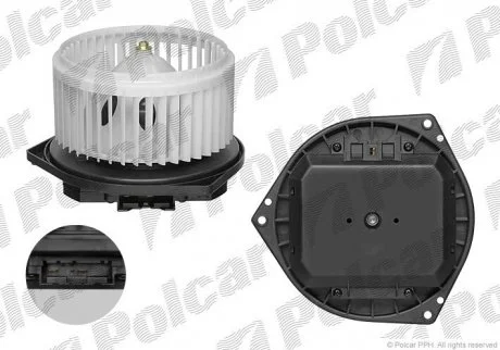 Фото вентилятор кабіни Polcar 2748NU-1 Вентилятор кабіни Polcar 2748NU-1