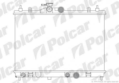 Радиатор охлаждения Polcar 275808-1