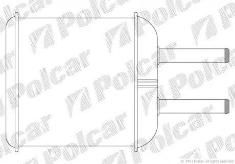 Радиатор обогрева Polcar 2902N8A1