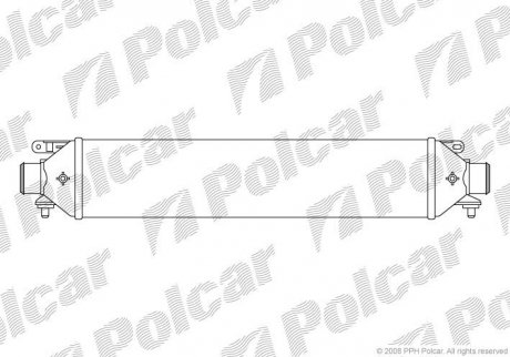 Інтеркулер Fiat Doblo 1.6D/2.0D 10- Polcar 3024J8-3 (фото 1)