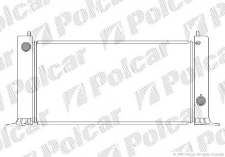 Радиатор (J.DEUS) Polcar 3030082x