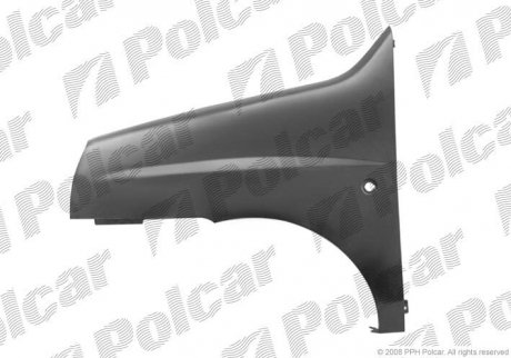 Крыло переднее правое -05 Fiat Doblo 00-09 Polcar 304002