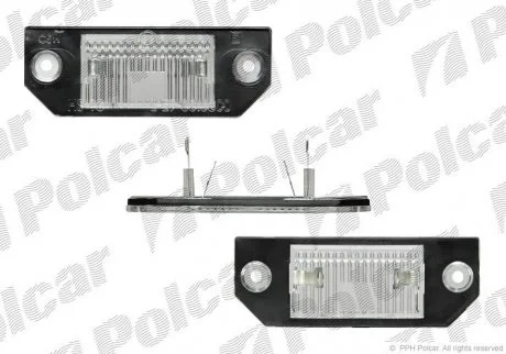 Ліхтар підсвічування номерного знаку Polcar 3202959E
