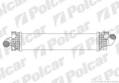 Радиатор воздуха (Интеркулер) Polcar 3205J8-1 (фото 1)