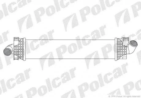 Радиатор воздуха (Интеркулер) Polcar 3205J8-1