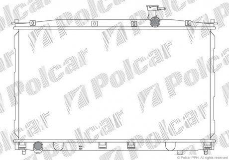 Радиатор охлаждения Polcar 405108-2