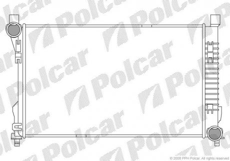 Радиатор охлаждения Polcar 500308-1 (фото 1)