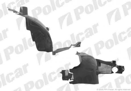 Підкрилок правий передня частина Polcar 5006FP-2