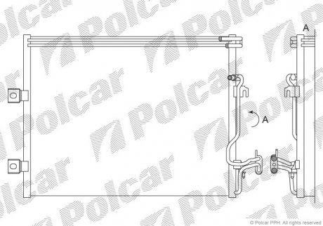 Радіатори кондиціонера Polcar 5031K8C2