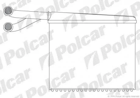 Радиатор обогрева Polcar 5062N8-2