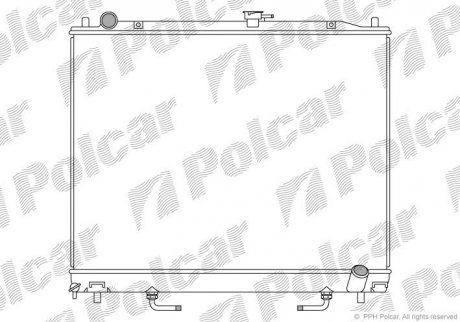 Радиатор охлаждения Polcar 527408-3