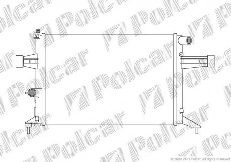 Радиатор Polcar 550808-8