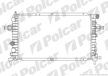 Радиатор Polcar 550908-5 (фото 1)