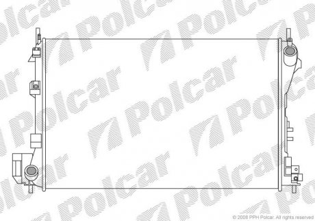 Радіатор Polcar 551808-2