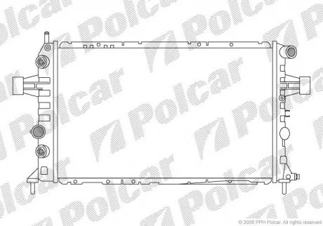 Радиатор Polcar 556008-1