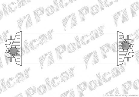 Радиатор воздуха (Интеркулер) Polcar 6026J8-1 (фото 1)