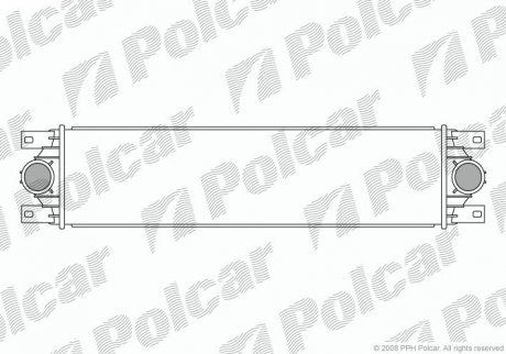 Интеркулер Renault Master/Opel Movano II 1.9/2.2/2.5 dCi 02- Polcar 6042J8-1