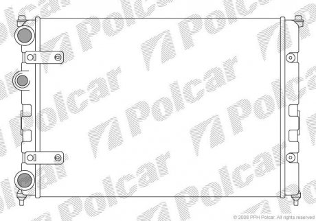 Радиатор Polcar 671308-1 (фото 1)