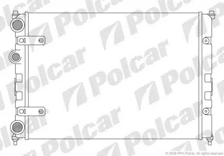 Радиатор Polcar 671308-1