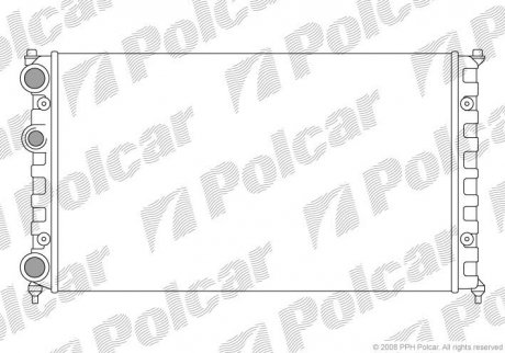 Радиатор охлаждения Polcar 671308-6