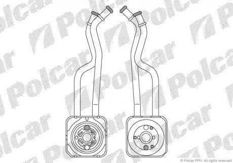 Радіатор олії Polcar 9541L8-2