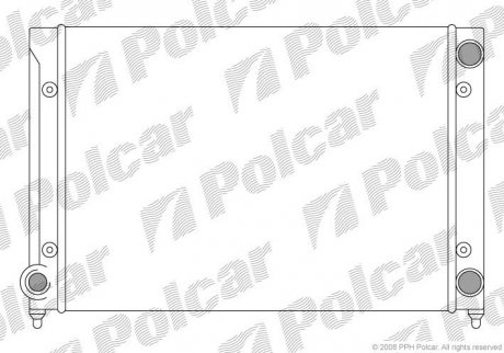 Радіатор охолодження Polcar 954608A1