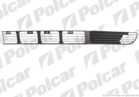 Решітка в бампері ліва Polcar 954827-7