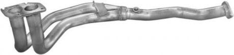 Глушник, алюміній. сталь, передн. частина Opel Vectra 88-95/Calibra 90-97/Astra 91-9 POLMOSTROW 17431