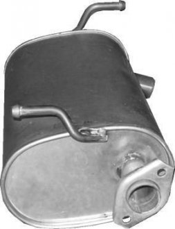 Глушитель алюм. сталь, задн. часть Suzuki Jimny 1.3i 16V 4X2+4X4 10/98-07/04 (25 POLMOSTROW 2555 (фото 1)
