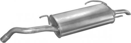 Глушитель алюм. сталь, средн. часть Toyota Auris II 1.6i (26.56) POLMOSTROW 2656 (фото 1)
