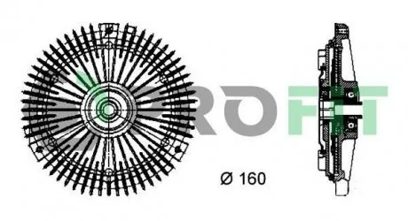 Муфта вентилятора PROFIT 1720-3014