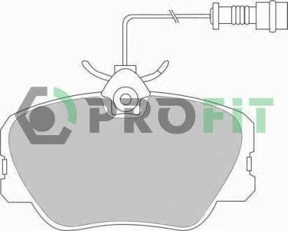 Колодки тормозные дисковые PROFIT 5000-0415 (фото 1)