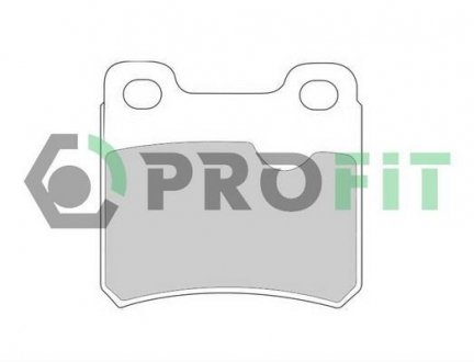 Колодки тормозные задние Opel Astra/Calibra/Vectra -96 PROFIT 5000-0586 (фото 1)