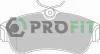 Колодки тормозные дисковые PROFIT 5000-0604 (фото 1)