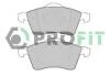 Колодки гальмівні дискові PROFIT 5000-1163 (фото 1)