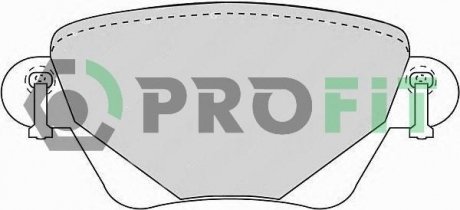 Колодки тормозные дисковые PROFIT 5000-1416 (фото 1)