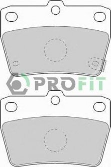 Колодки тормозные дисковые PROFIT 5000-1531 (фото 1)