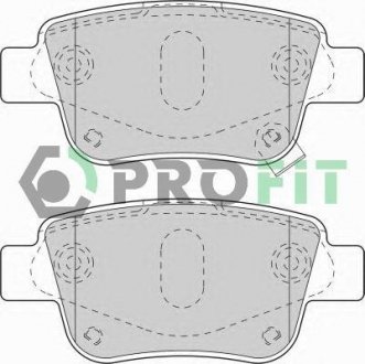 Колодки тормозные дисковые PROFIT 5000-1649 (фото 1)