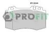 Колодки тормозные дисковые PROFIT 5000-1661 (фото 1)