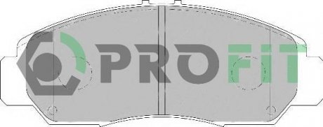 Колодки гальмівні дискові PROFIT 5000-1669 (фото 1)