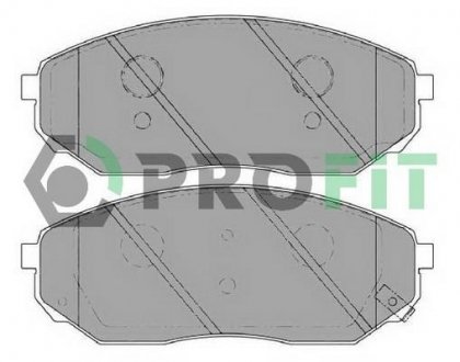 Колодки тормозные дисковые PROFIT 5000-1735