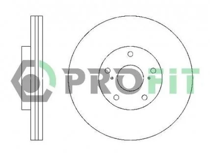 Диск гальмівний PROFIT 5010-1446 (фото 1)