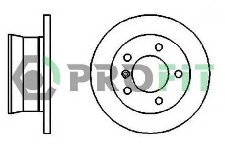 Диск тормозной PROFIT 5010-2001