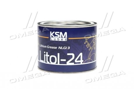 Масло Литол-24 гост экстра КСМ-ПРОТЕК (банка 0,4кг)) Protec 4106128 (фото 1)