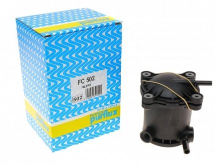 Корпус паливного фільтра (C422) Berlingo/Scudo 1.9TD (з кришкою) Purflux FC502 (фото 1)
