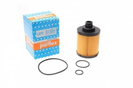 Фильтр масла FIAT/OPEL 1.3 JTD/CDTI 09.03- /SYSTEM UFI/ Purflux L377
