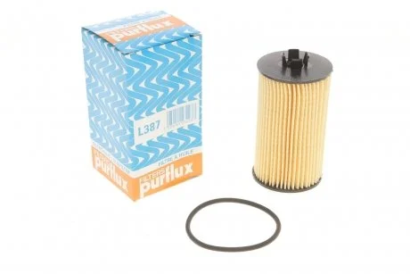 Фільтр масляний Opel Astra H,Vectra C,Corsa D,Meriva, Fiat Croma Purflux L387